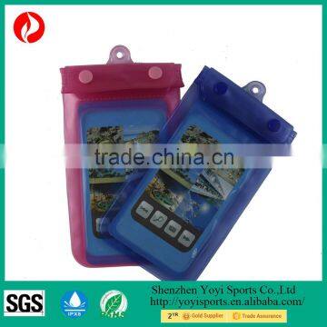 Promotional PVC material swimming waterproof cell phone pouch