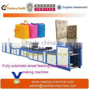 China Automatic Sheet Feeding Paper Bag Making Machine Cost