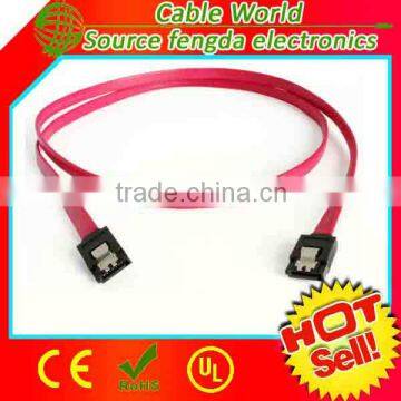 1m 2m 2.0 7 Pin SATA cable male to male / SATA 7Pin Cable with Latch