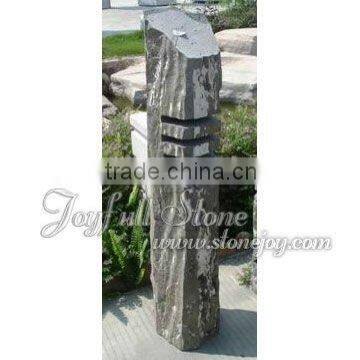 Basalt Stone Outdoor Post Lantern