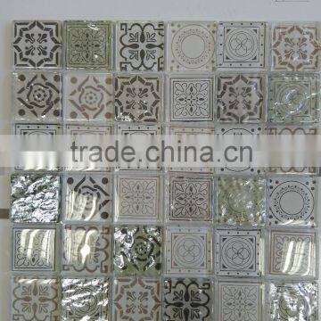 special style glass mosaic, crystal mosaic for living room (PM8457)