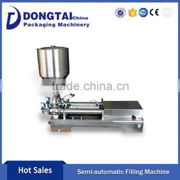 Semi Automatic Piston Type Lotion Filling Machine High Accuracy Made In China