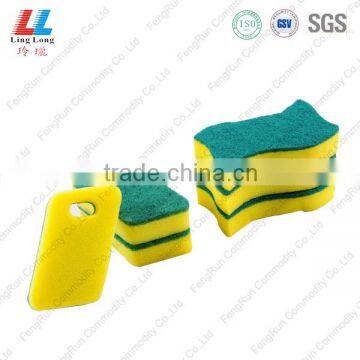 Non-scratch scouring pad,colorful dish washing scouring pad sponge