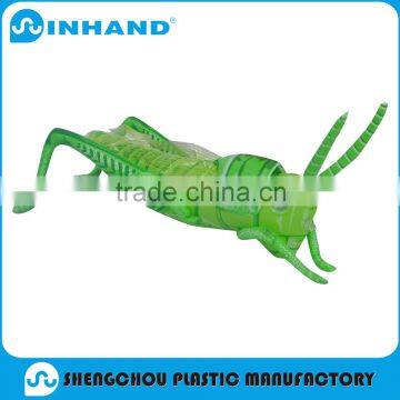 Halloween custom eco-friendly kids pvc inflatable grasshopper decoration soft vinyl portable insects realistic grasshopper