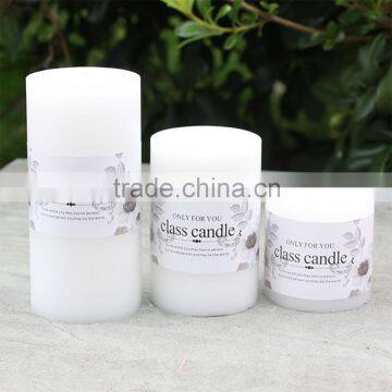 Scented Soy Wax Pillar Candle for Decoration