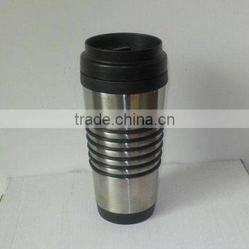 16oz Double wall stainless steel auto mug with plastic linner