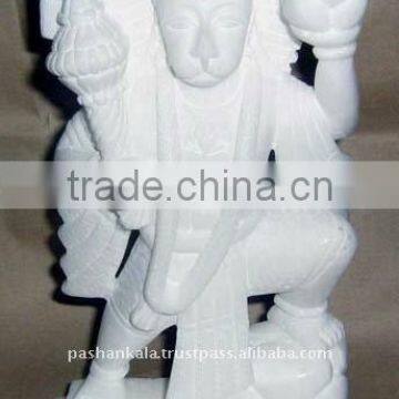 Marble Standing Hanuman