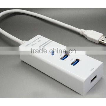 Portable High Speed 5Gbps Bulit-in 35cm USB Cable 4ports USB3.0 Hub for USB Device photo-5
