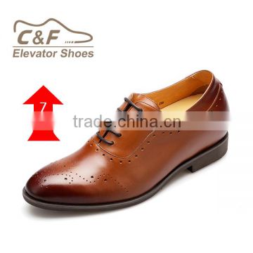 handmade leather decent height increasing shoe for men