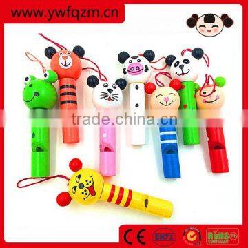 High quality kids wooden safety whistle buckle for sale