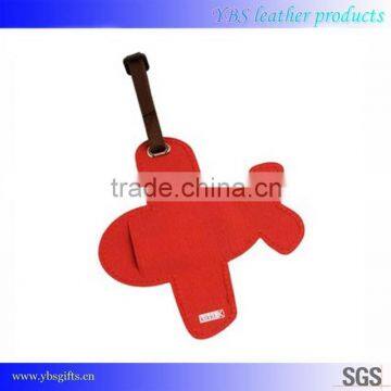 airplane shape luggage tag