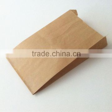 Flat Bottom Brown Kraft Paper Bag in Stock 180x55x280