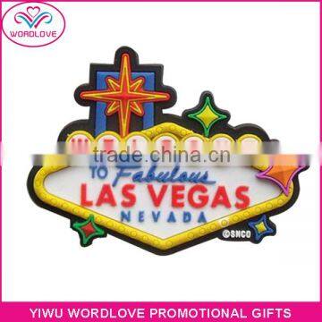 Custom 3D PVC Souvenir Fridge Magnets, Cheap Promotional Rubber Refrigerator Magnet
