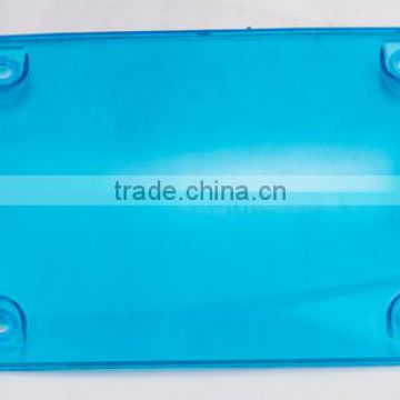 Plastic custom license plate frames made in China