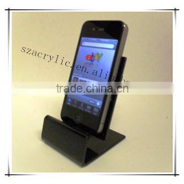 Factory sell black Acrylic Mobile Phone Holder Display Stand