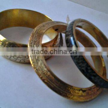 Indian Brass Metal Fashion Bangle Set, Bracelet Set