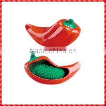 Lovely multi-typed red pepper shaped ceramic i Pads Holder