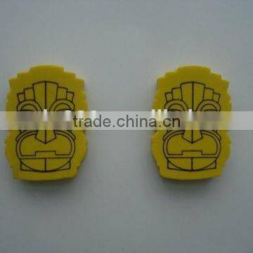 promotional robot shaped cute custom eraser