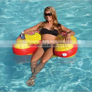 U- Lounge Inflatable comfortable Water Chair on super sale