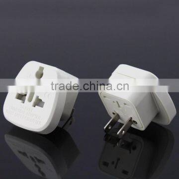 3 pin world to USA plug adapter with safety shutter