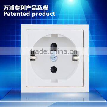 China gold supplier hot sale popular EU wall switch socket