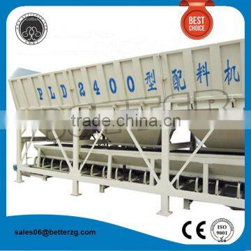 Aggregate concrete construction for concrete batching plant or mobile plant