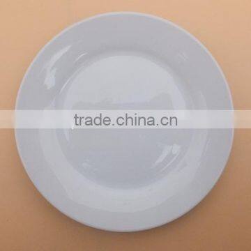 7.5'' ceramic dessert plate for Hotel Restaurant porcelain personalize dessert plates and dishes