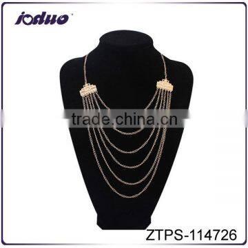 Factory price beautiful gold plated pendants chain necklace