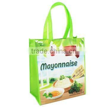 Nonwoven shopping bag, peritoneal/offset printed, customized designs/logos printings are accepted