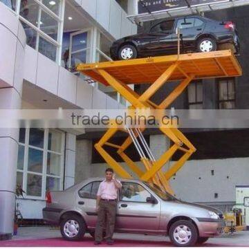 Hydraulic scissor type car parking lift platform with CE for sale