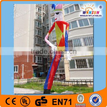 car advertisement clown shaped inflatable air dancer