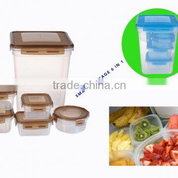 Airtight food storage with lock,plastic food storage box