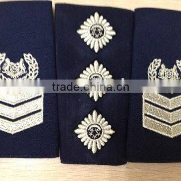 Shouder borader embroidery epaulette patch/applique