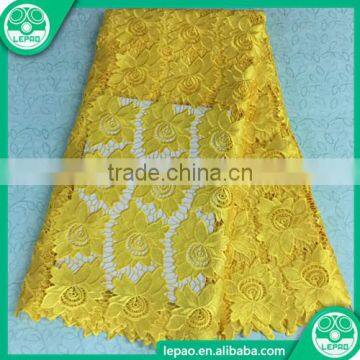 Hot Sale African Cord Lace Fabrics Nigeria Cord Lace Materials Embroidery Lace Fabric White for Nigerian Parties photo-4