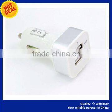 KLT Dual Car Charger Electric 2 Port Double Twin Adapter Connector For Smart Phones Charging photo-2