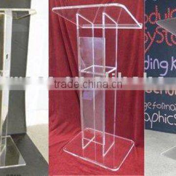 New design crystal acrylic church podiums,lectern,pulpit