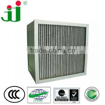 24*24*6'' glassbiber media panel hepa filter with Aluminum Foil separator