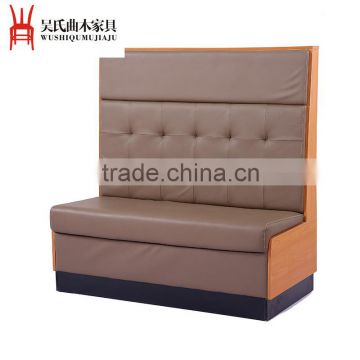 Gray leather sofa dining seat