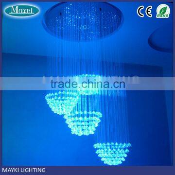 Beautiful optical fiber energy save ceiling pendant lamp for hotel