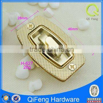 H-627 Handbag Hardware Lock Turn Lock Bags Accessories Metal Ornament photo-3