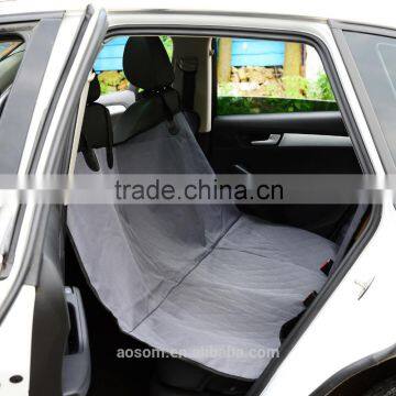 PawHut Pet seat cover for car W/auto rear mat protector-Grey