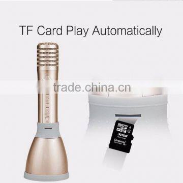 Mini Karaoke Bluetooth Handheld Microphone With LED photo-3