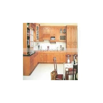 waterproof Modern Solid Wood Kitchen Cabinet