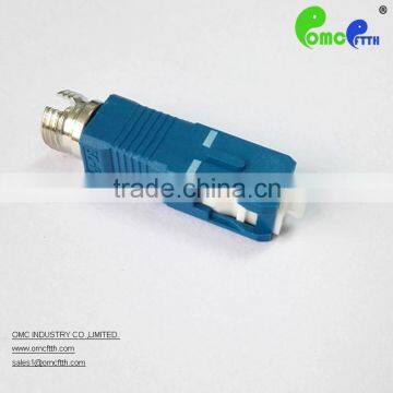 High quality China-made FC femle to SC male SM SX fiber optic adapter