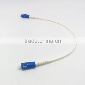 Fiber Optic SC Simplex Singllemode White Patch Cord From Factory photo-2
