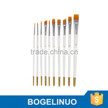 Bomega 10 Pieces Students & Beginers Art Paint Brush Set Wholesale