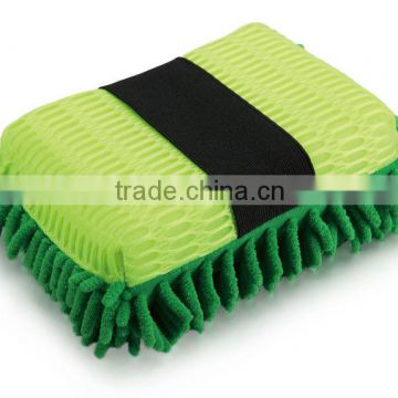 Microfibre car cleaning sponge