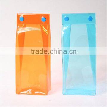 Custom Button Closure Colorful PVC Bag photo-3