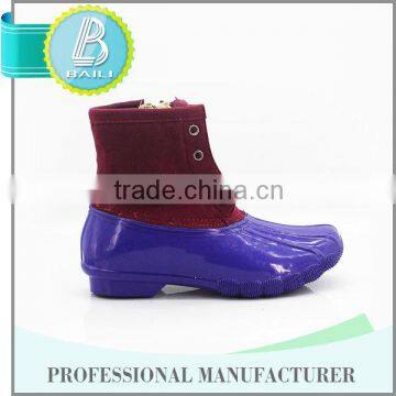 Newest Design Customised Designs Latest Design Waterproof Orange Rain Boot