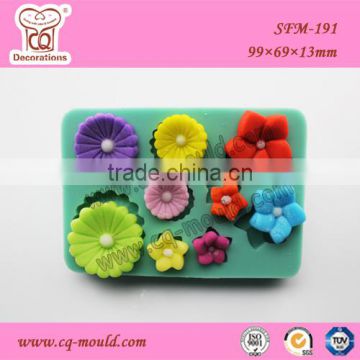 CQ hot seller silicone mould fondant cake decorating molds